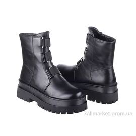 Фотография Ботинки женские стильные Весна/осень Prime SCR0320-39B BLACK KOGA-1 (8 пар р.36-41) "Prime-Opt" недорого оптом от прямого поставщика