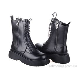 Черевики жіночі стильні Весна/осінь Prime SCR0511-06 BLACK KOGA-1 (8 пар р.36-41) "Prime-Opt" недорого оптом від прямого постачальника