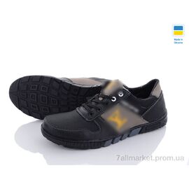 Фотография Кроссовки мужские модные Весна/осень SunShine КР27 LV чорно-оливковий (8 пар р.40-45) "Paolla" недорого оптом от прямого поставщика