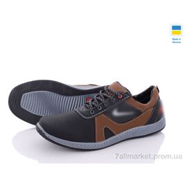 Фотография Кроссовки мужские модные Весна/осень Yulius 81-2 чорний (8 пар р.40-45) "Paolla" недорого оптом от прямого поставщика