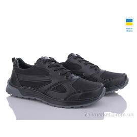 Фотография Кроссовки мужские модные Весна/осень Yulius 99 чорний к-з (8 пар р.40-45) "Paolla" недорого оптом от прямого поставщика