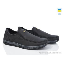 Туфлі чоловічі стильні Весна/осінь TA37 чорний (8 пар р.40-45) "Paolla" недорого оптом від прямого постачальника