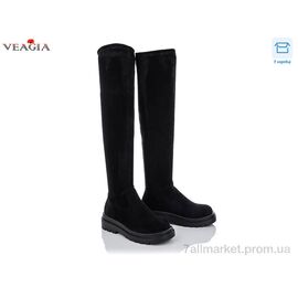 Фотография Ботфорты женские Весна/осень M28-1 стрейчзамш (6 пар р.36-40) "Veagia-ADA" недорого оптом от прямого поставщика