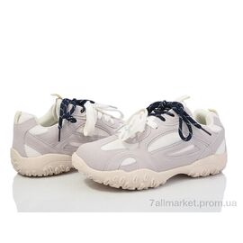 Кросівки жіночі модні Весна/осінь F060 beige (10 пар р.36-40) "Shev-Shoes" недорого оптом від прямого постачальника