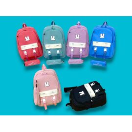 Фотография Рюкзак детский на девочку FS3324 mix р.45*31*16 "CLOVER" недорого оптом от прямого поставщика