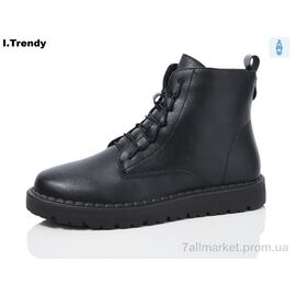 Черевики жіночі стильні Весна/осінь BK1065-1 (8 пар р.36-41) "Trendy" недорого оптом від прямого постачальника