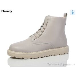 Черевики жіночі стильні Весна/осінь BK1065-17 (8 пар р.36-41) "Trendy" недорого оптом від прямого постачальника