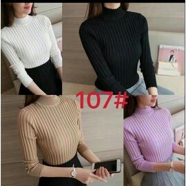 Фотография Гольф женский 107-1 mix р.L-2XL "CLOVER" недорого оптом от прямого поставщика