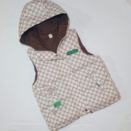 Фотография Жилетка детская на мальчика G12 beige р.130-160 "MALIBU" недорого оптом от прямого поставщика