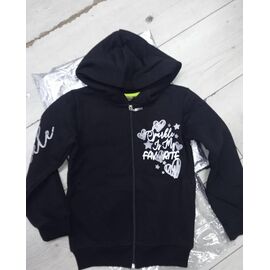 Кофта дитяча спортивна на дівчинку 9972 black р.5-8 "iBamBino" недорого оптом від прямого постачальника