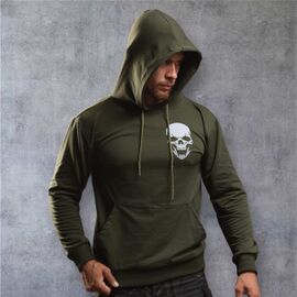 Фотография Худи мужской 471 khaki р.M-3XL "Madoka" недорого оптом от прямого поставщика