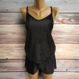 Піжама легка жіноча 507 black р.50-56 "GULLI" недорого оптом від прямого постачальника