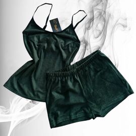 Піжама легка жіноча 517 d.green р.42-48 "GULLI" недорого оптом від прямого постачальника