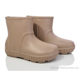 Фотография Сапоги женские удобные Весна/осень 66DB беж (6 пар р.37-41) "DeMur" недорого оптом от прямого поставщика