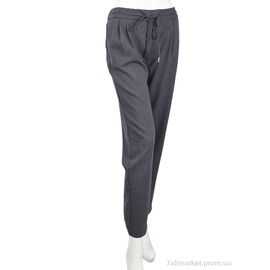 Жіночі брюки Весна/осінь 2035-3 grey (08954) (6 шт. р.сітка25-30) "Obuvok" недорого оптом від прямого постачальника