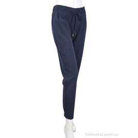 Жіночі брюки Весна/осінь 2035-1 navy (08954) (6 шт. р.сітка25-30) "Obuvok" недорого оптом від прямого постачальника
