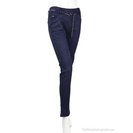 Жіночі брюки Весна/осінь 3314-1 navy (08954) (6 шт. р.сітка25-30) "Obuvok" недорого оптом від прямого постачальника