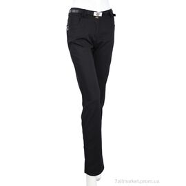 Жіночі брюки Весна/осінь 2563 black (08954) (6 шт. р.сітка28-33) "Obuvok" недорого оптом від прямого постачальника