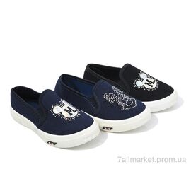 Фотография Слипоны детские без шнурков Весна/осень 2850-0023 mix (24 пар р.25-30) "DeMur" недорого оптом от прямого поставщика