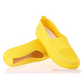 Сліпони жіночі тканинні Літо Prime BK-08 YELLOW-1 (10 пар р.36-41) "Prime-Opt" недорого оптом від прямого постачальника