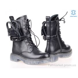 Черевики жіночі стильні Весна/осінь Prime OCB-PH3130-J4399-P1007-1 black (8 пар р.36-40) "Prime-Opt" недорого оптом від прямого постачальника