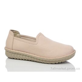 Туфлі жіночі стильні Весна/осінь 2203 beige (8 пар р.36-41) "Republic" недорого оптом від прямого постачальника