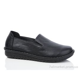 Туфлі жіночі стильні Весна/осінь 2207 black батал (8 пар р.40-43) "Republic" недорого оптом від прямого постачальника