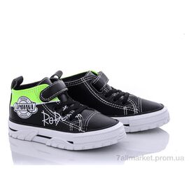 Фотография Кеды детские легкие Весна/осень VQ70-1 black (6 пар р.25-30) "Clibee" недорого оптом от прямого поставщика