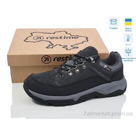 Кросівки чоловічі модні Весна/осінь VM024276 grey термо (8 пар р.41-46) "Restime" недорого оптом від прямого постачальника