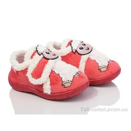 Тапки дитячі домашні Весна/осінь GX009-4 червоний (6 пар р.21-26) "Soylu" недорого оптом від прямого постачальника