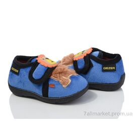 Тапки дитячі домашні Весна/осінь GX009-6 синій (6 пар р.21-26) "Soylu" недорого оптом від прямого постачальника