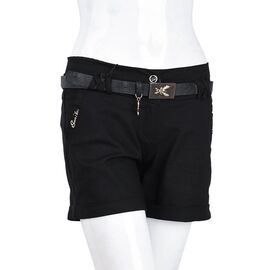Фотография Шорты женские 2458 black (08999) р.25-30 "Obuv OK2" недорого оптом от прямого поставщика