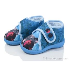 Тапки дитячі домашні Весна/осінь 001-1 (6 пар р.21-24) "Soylu" недорого оптом від прямого постачальника