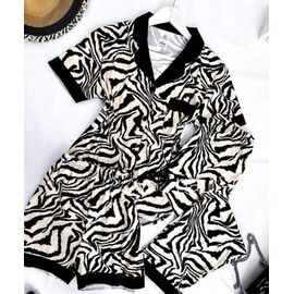 Фотография Пижама лёгкая женская DR7 beige р.L-3XL "Diorella" недорого оптом от прямого поставщика