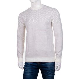 Светр чоловічий 2251 beige р.M-XL "Naser" недорого оптом від прямого постачальника