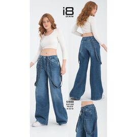 Фотография Джинсы женские 51988 blue р.25-30 "i8denim Women" недорого оптом от прямого поставщика