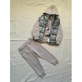 Фотография Костюм детский спортивный на девочку 388 brown р.2-5 "BURATINO" недорого оптом от прямого поставщика