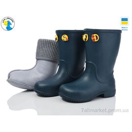 Фотография Сапоги из пены детские Весна/осень 123052 с чулком (8 пар р.22-28) "Jose Amorales" недорого оптом от прямого поставщика