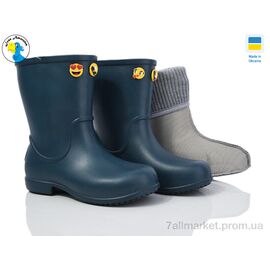 Фотография Сапоги из пены детские Весна/осень 123603-2 с чулком (8 пар р.28-34) "Jose Amorales" недорого оптом от прямого поставщика