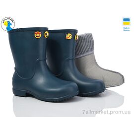 Фотография Сапоги из пены детские Весна/осень 123603 с чулком (8 пар р.28-34) "Jose Amorales" недорого оптом от прямого поставщика