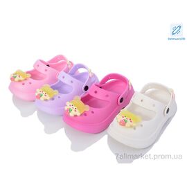 Туфлі дитячі зручні Літо 6663-4 LED mix (12 пар р.30-35) "M&L  Alex13" недорого оптом від прямого постачальника