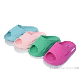 Шльопанці жіночі полегшені Літо 2308 mix (12 пар р.36-41) "M&L  Alex13" недорого оптом від прямого постачальника