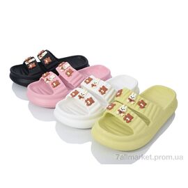 Шльопанці жіночі полегшені Літо 7001 mix (12 пар р.36-41) "M&L  Alex13" недорого оптом від прямого постачальника