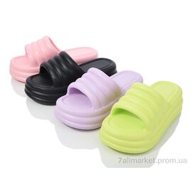 Шльопанці жіночі полегшені Літо Y217 mix (12 пар р.36-41) "M&L  Alex13" недорого оптом від прямого постачальника