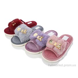 Фотография Тапки женские для дома Весна/осень H28 mix (12 пар р.36-41) "M&L  Alex13" недорого оптом от прямого поставщика