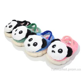 Фотография Тапки детские домашние Весна/осень A605 mix (12 пар р.24-26) "M&L  Alex13" недорого оптом от прямого поставщика