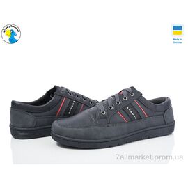 Фотография Кроссовки мужские модные Весна/осень 166-6336 синій (6 пар р.40-44) "Jose Amorales" недорого оптом от прямого поставщика