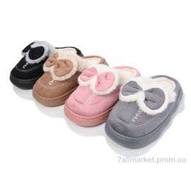 Тапки дитячі домашні Весна/осінь WF71 mix (12 пар р.30-35) "M&L  Alex13" недорого оптом від прямого постачальника