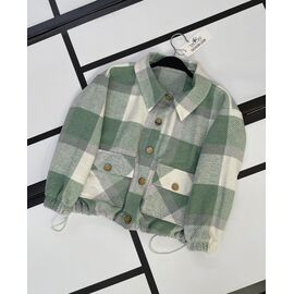 Сорочка дитяча тепла на дівчинку 8792 green р.134-158 "iBamBino" недорого оптом від прямого постачальника