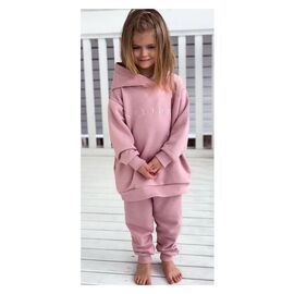 Фотография Костюм детский спортивный тёплый на девочку 8773 powder р.4-8 "iBamBino" недорого оптом от прямого поставщика